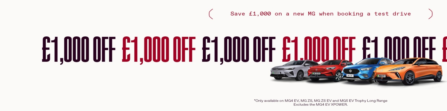 £1000 off when booking test drive