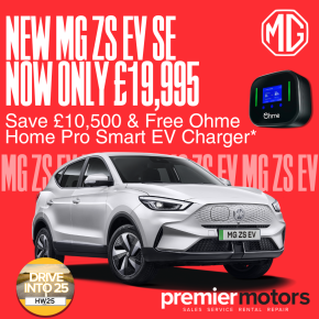 MG MOTOR UK ZS ELECTRIC HATCHBACK at Premier Motors Newport